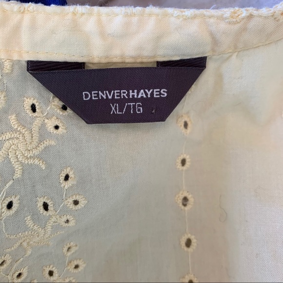 Lace embroidered sunny short sleeved top - Picture 3 of 3